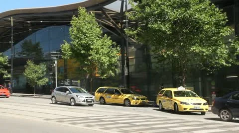 Melbourne Trams 1 Stock Footage 18289107