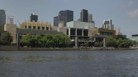 Melbourne Yarra River 4K Stock Footage 72090684