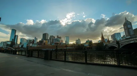 Melbourne Yarra River Stock Footage 51111974