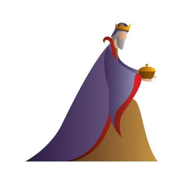 Melchior of happy epiphany day vector design Stock Illustration