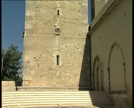 MELFI bell tower pan Video stock 10884376