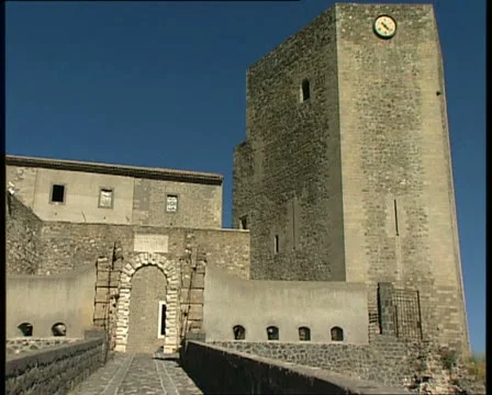 MELFI castle pan Video stock 10837076