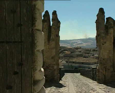 MELFI town view from the castle Video stock 11036114