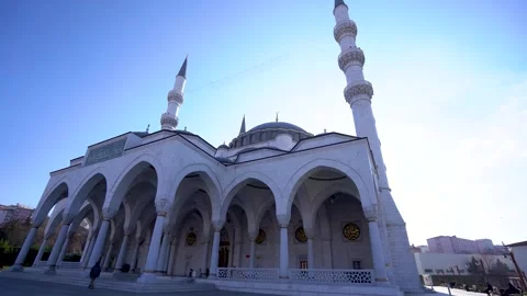 Melike Hatun Mosque building in Ankara Turkey Stock Footage 332305646