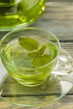 The Melissa tea Stock Photos