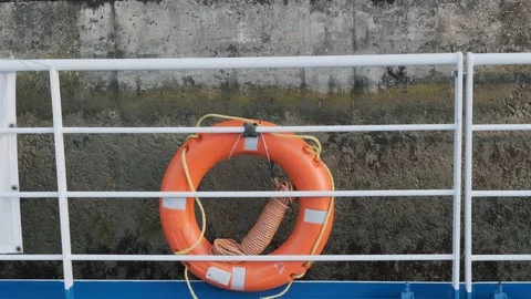 Melk Locks on the Danube River Stock Footage 115902331