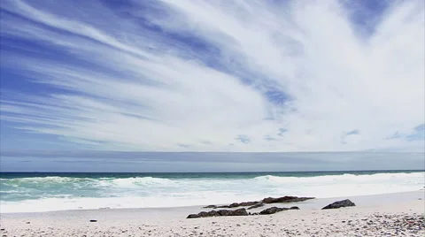 Melkbosstrand beach v01 Video stock 47927170
