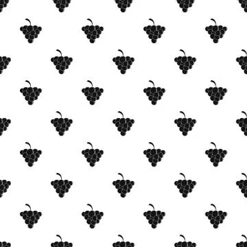 Mellow grape pattern seamless Stock Illustration