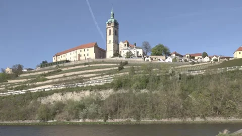 Melnik castle , Czech Republic Stock Footage 333398799