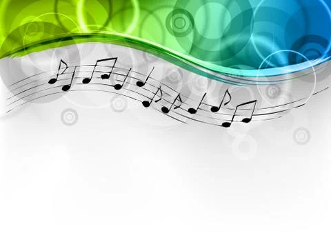 Melody background Illustrazione stock