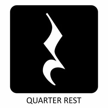 Melody pause icon Stock Illustration