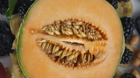 Melon and fruit Video stock 249266416