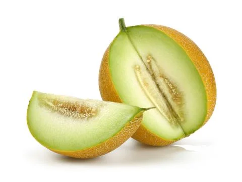 Melon and slice Stock Photos