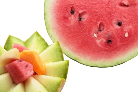 Melon and watermelon Stock Photos