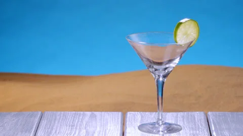 Melon ball at the beach Stock Footage 23722541