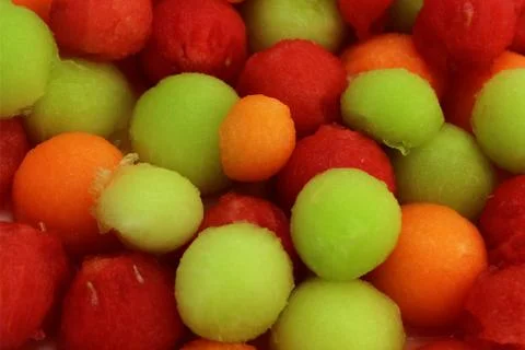 Melon Balls Stock Photos