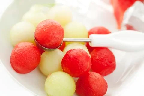 Melon balls Stock Photos