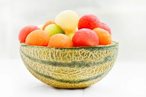 Melon balls Stock-Fotos