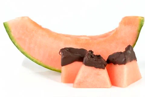 Melon chocolate Stock Photos