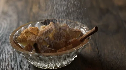 Melon dessert with cinnamon. Stock Footage 65710505