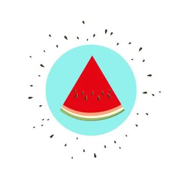 Melon fruit icon Stock Illustration