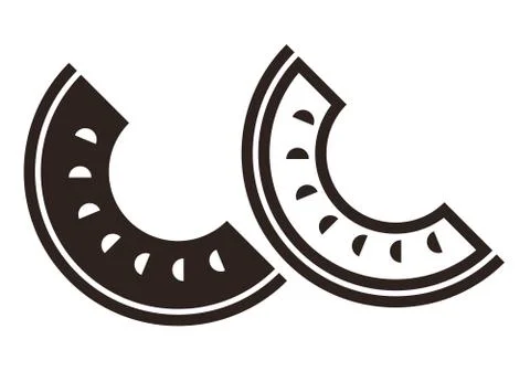 Melon icon Illustrazione stock