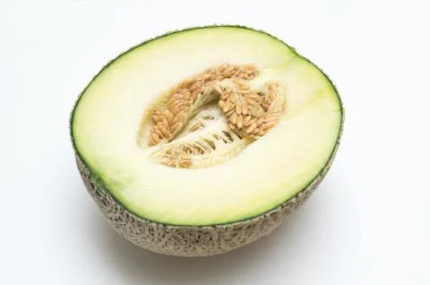 Melon isolated on white background Foto stock