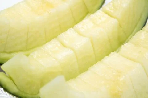 Melon isolated on white background Stock Photos