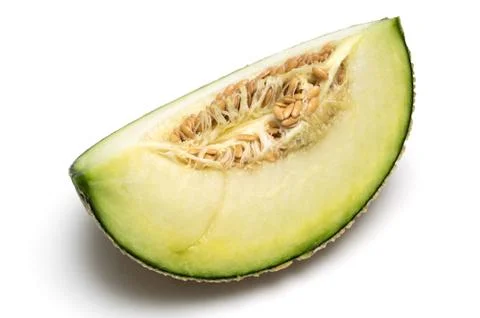 Melon isolated on white background Stock Photos