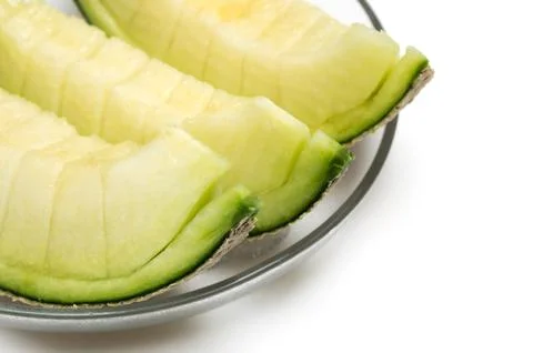 Melon isolated on white background Foto stock