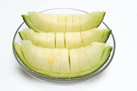 Melon isolated on white background Stock Photos