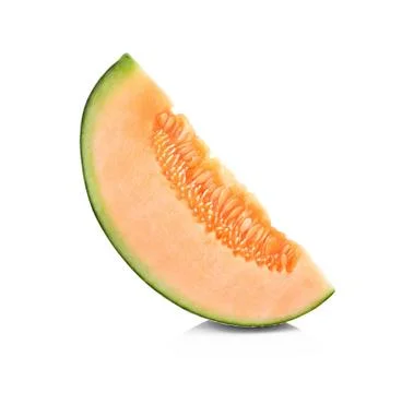 Melon isolated on white background Stock Photos