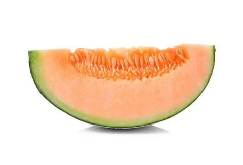 Melon isolated on white background Stock Photos