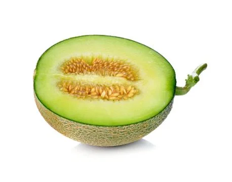 Melon isolated on white background Stock Photos