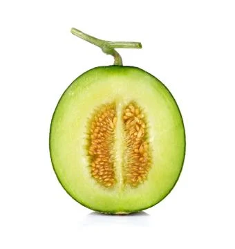 Melon isolated on white background Stock Photos
