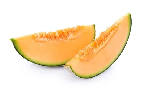 Melon isolated on white background 스톡 사진