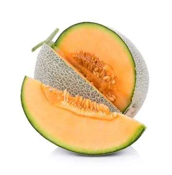 Melon isolated on white background Photos