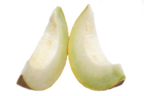 Melon isolated on white Stock Photos