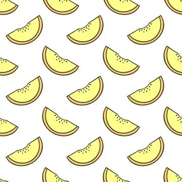 Melon pattern Stock Illustration