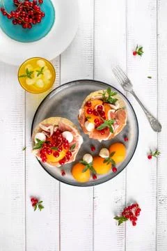 Melon prosciutto Stock Photos