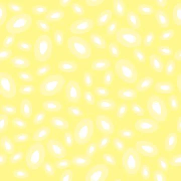 Melon Seed Seamless Pattern Isolated on Yellow Background Illustrazione stock