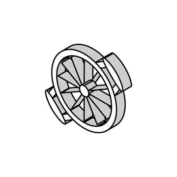 Melon slicer cutter isometric icon vector illustration Stock Illustration