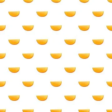 Melon slices seamless pattern background vector illustration イラスト素材