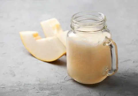 Melon smoothie Stock Photos