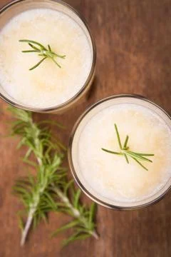 Melon smoothie Foto stock