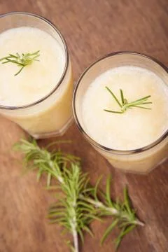 Melon smoothie Stock Photos