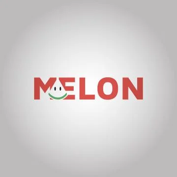 Melon Vector logo design template idea Stock Illustration