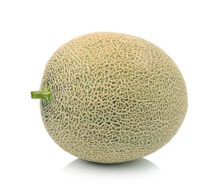 Melon on white background Stock Photos