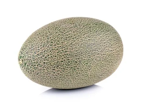 Melon on white background Stock Photos