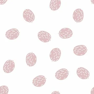 Melon yellow one glyph seamless pattern Stock Illustration